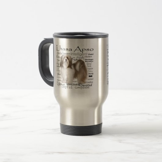 Lhasa Apso Tasse (Vorderseite Links)