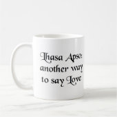 Lhasa-Apso-Tasse Kaffeetasse (Links)