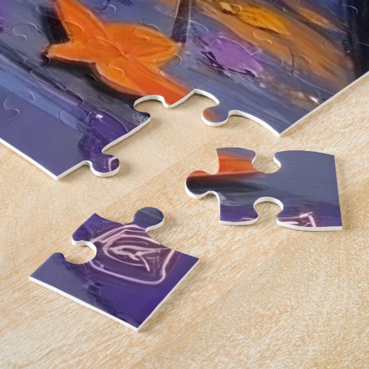 Lhasa Apso Trick-or-Treating in Halloween-Kostümen Puzzle (Seite)