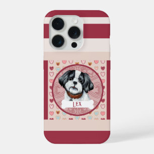 Lhasa Apso Valentinsherz iPhone 11 Pro Hülle iPhone 15 Pro Hülle