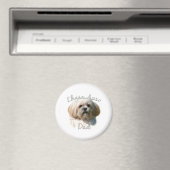 Lhasa Apso Vater 2 Magnet (In Situ (Geschirrspüler))