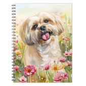 Lhasa Apso Watercolor Journal Notizblock (Vorderseite)