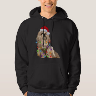 Lhasa Apso Weihnachtsbeleuchtung Xmas Hund Lover S Hoodie