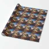 Lhasa Apso Weihnachtssaison Geschenkpapier (Ungerollt)