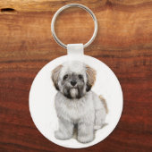 Lhasa apso Welppy Keyring Schlüsselanhänger (Vorderseite)