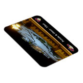 Lhasa in night - Potala Palace, Tibet /Vintag Magnet (Rechte Seite)