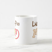 Lhasa-Poo Hundezucht-Mama-Geschenk Kaffeetasse (Mittel)