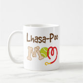 Lhasa-Poo Hundezucht-Mama-Geschenk Kaffeetasse (Links)