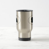 Lhasa-Silhouette Reisebecher (Mittel)