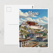 Lhasa Tibet Postkarte (Vorne/Hinten)