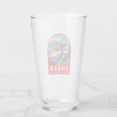 Lhasa Tibet Reisen Art Vintag Glas (Rückseite)