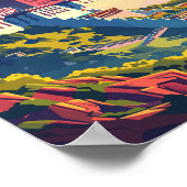 Lhasa Tibet Reisen Art Vintag Poster (Ecke)