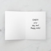 LHASA WILL IHNEN, IHREN "40." ZU GENIESSEN! KARTE (Innenseite)