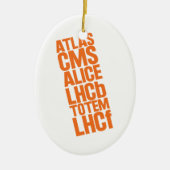 LHC Detektoren Keramik Ornament (Vorne)