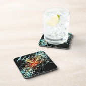 LHC Zusammenstoß Getränkeuntersetzer (Rechte Seite)