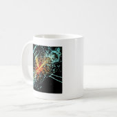 LHC Zusammenstoß Kaffeetasse (Vorderseite Links)