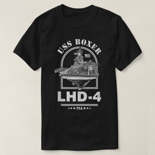 LHD4 USS Boer T-Shirt (Design vorne)