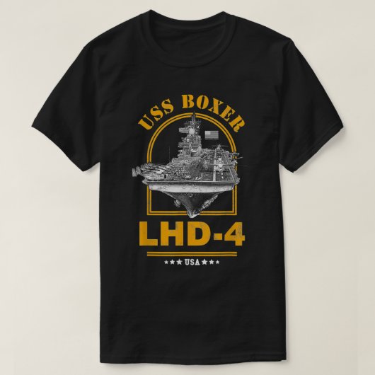 LHD4 USS Boxer T-Shirt (Design vorne)