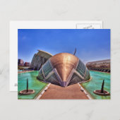 L'Hemisfèric, Valencia, España Postkarte (Vorne/Hinten)