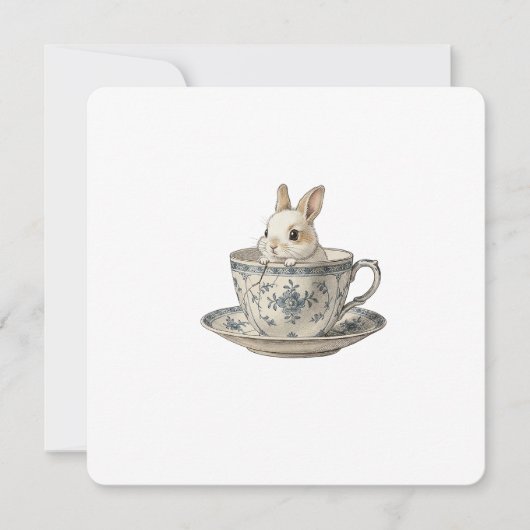 L'heure du thé dankeskarte (Vorderseite)