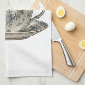 L'heure du thé geschirrtuch (Viertel Falte)