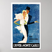 L'Hiver a Monte Carlo Poster (Vorne)