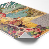 l'Hiver à Nice Vintage Poster 1892 (Ecke)