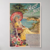 l'Hiver à Nice Vintage Poster 1892 (Vorne)