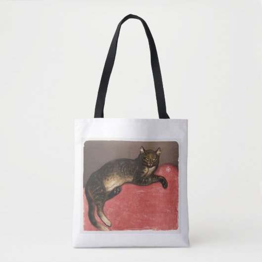 L'Hiver - Chat sur un Coussin (1909) Tasche (Vorderseite)
