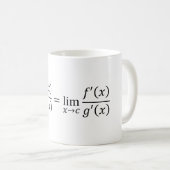 L'Hopitales Regel - Mathematik und Analysis Basics Kaffeetasse (VorderseiteRechts)