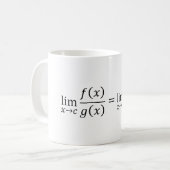 L'Hopitales Regel - Mathematik und Analysis Basics Kaffeetasse (Vorderseite Links)