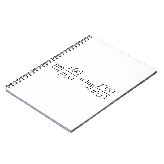 L'Hopitales Regel - Mathematik und Analysis Basics Notizblock (Linke Seite)