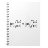 L'Hopitales Regel - Mathematik und Analysis Basics Notizblock (Vorderseite)