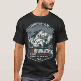 LHOTSE NEPAL EXPEDITION BERGMOTIV SHIRT ABZEICHEN