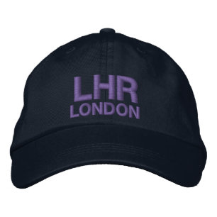 LHR London Heathrow Emroided Hat Bestickte Baseballkappe