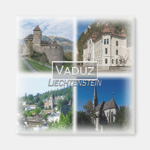 LI0004 Europa, Liechtenstein, Vaduz, Kühlschrank Magnet