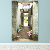 Li Garden Series: Floral Corridor  Leinwanddruck (Insitu (Holzboden))