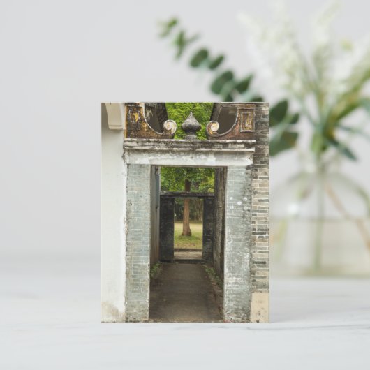 Li garden Series - Hidden Elegance Card Postkarte (Stehend Vorderseite)