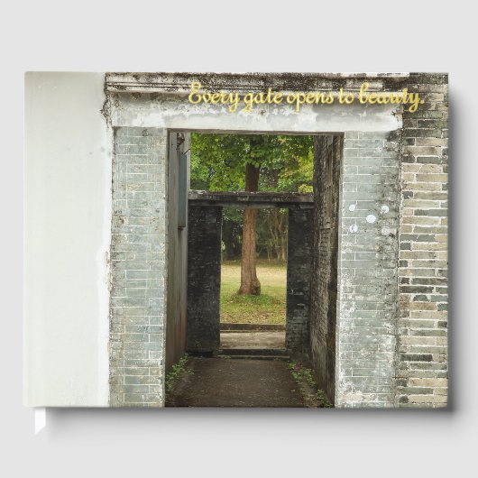 Li Garden Series: Serenity Guestbook Gästebuch (Vorderseite)