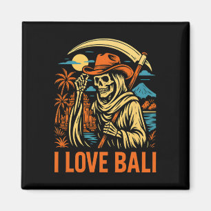 Li Indonesien Ich liebe Li Vintage Damen Surfs Up Magnet