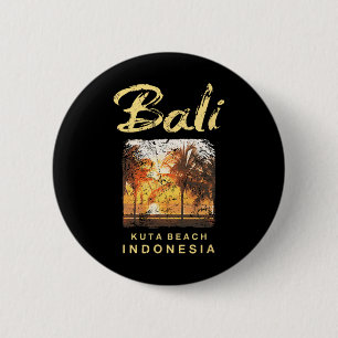 Li Kuta Strand Indonesien Vintage Surfen Männer Fr Button