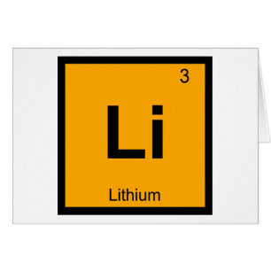 Li - Lithium Chemie Periodensystem Symbol