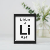 Li - Lithium Postkarte (Stehend Vorderseite)
