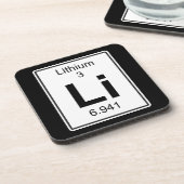 Li - Lithium Untersetzer (Linke Seite)