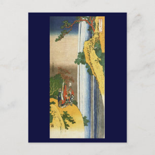 Li Po am Lo-Shan-Wasserfall Hokusai Fine Art Postkarte