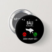 Li ruft Indonesien Urlaub Reise Li Button (Vorne & Hinten)