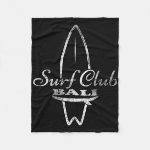 Li, Surf Club Retro-Surfbrett Fleecedecke