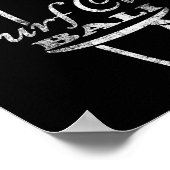 Li, Surf Club Retro-Surfbrett Poster (Ecke)