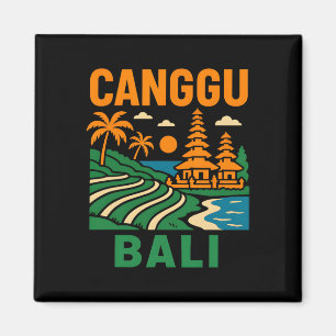 Li Surfen Canggu Li Vintage Herren Strand Leben Magnet