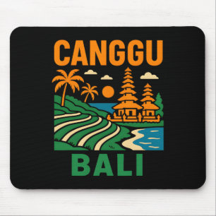 Li Surfing Canggu Li Vintage Herren Strand Leben Mousepad